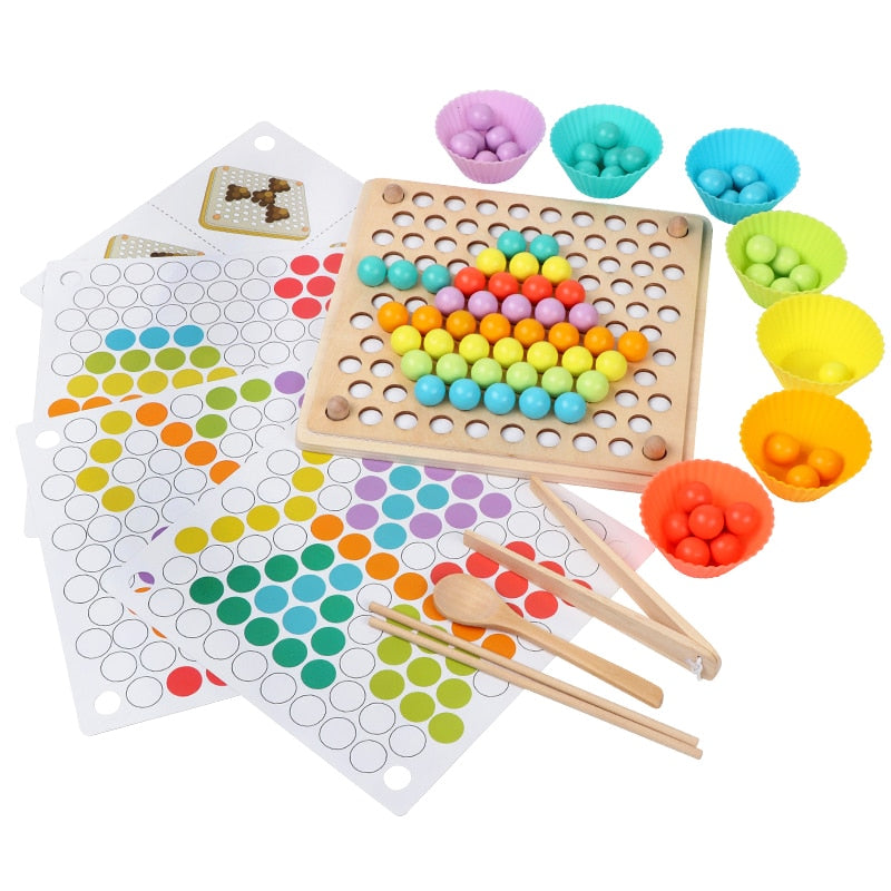 DIY Wooden Bead Board Game
