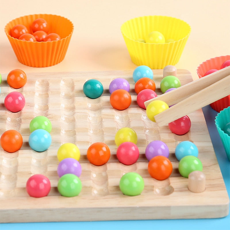 DIY Wooden Bead Board Game
