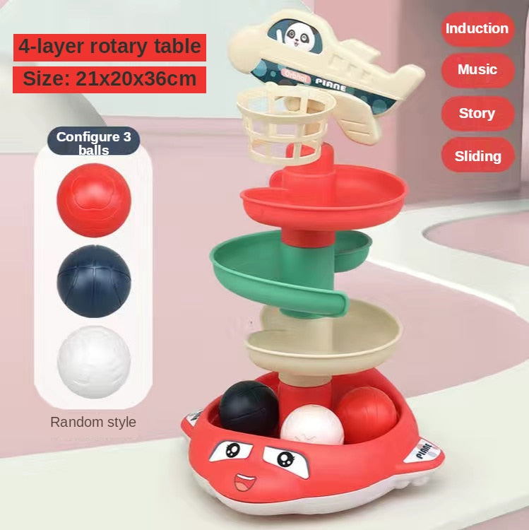 Montessori Rolling Balls Tower