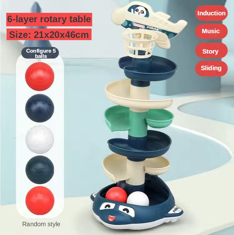 Montessori Rolling Balls Tower