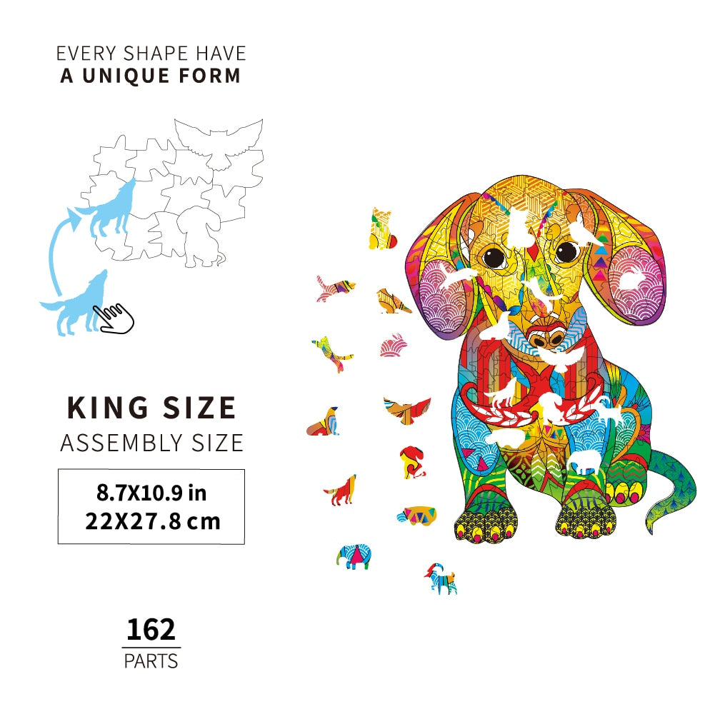 3D Wooden Animal Puzzle