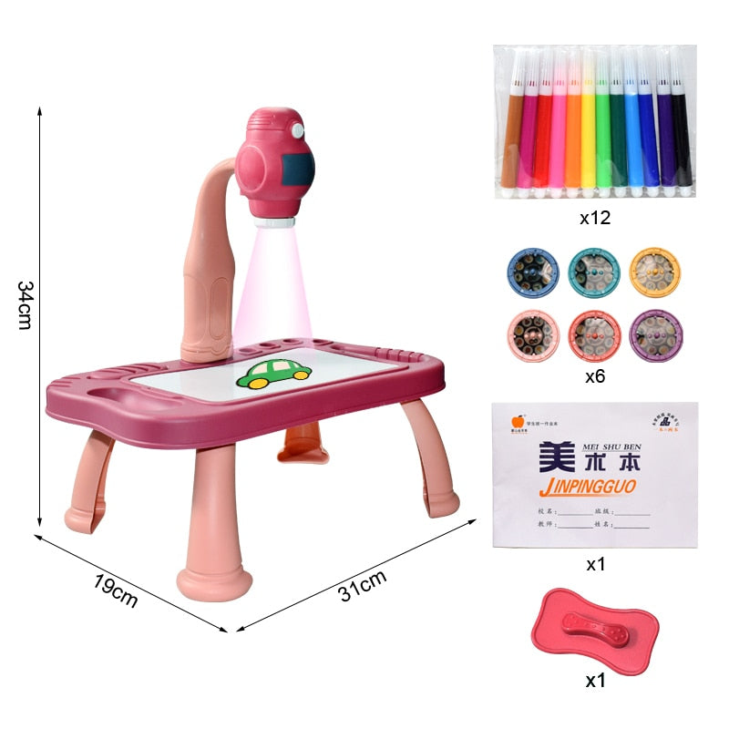 Kids LED Drawing Projector