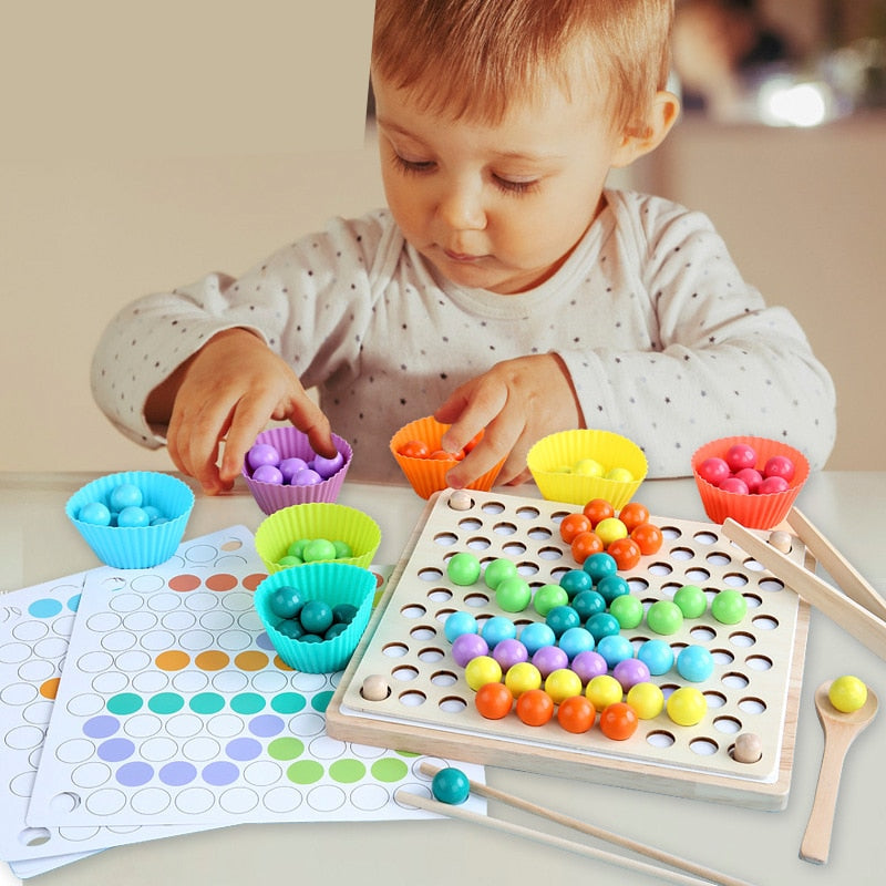 DIY Wooden Bead Board Game