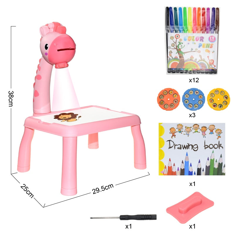 Kids LED Drawing Projector