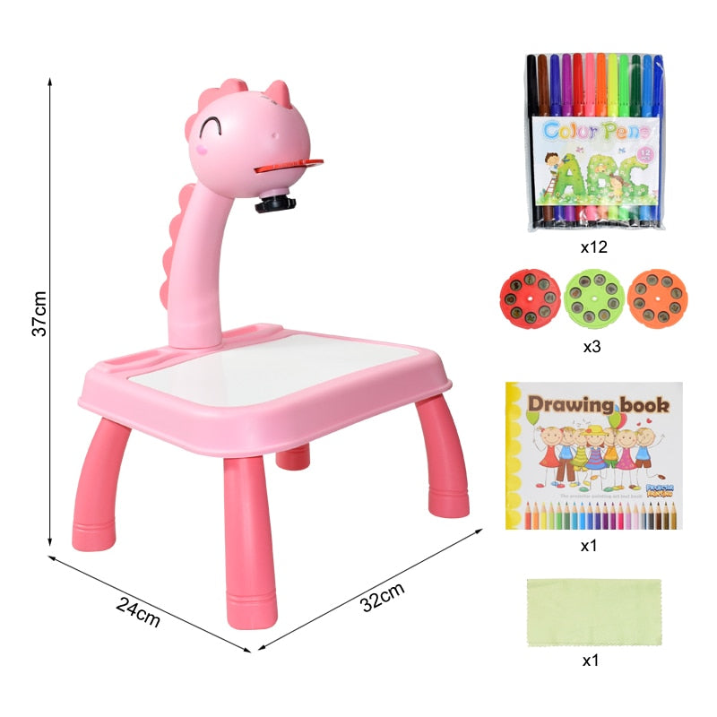 Kids LED Drawing Projector