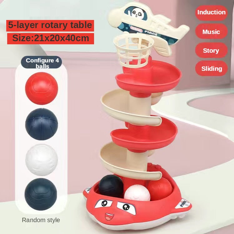 Montessori Rolling Balls Tower