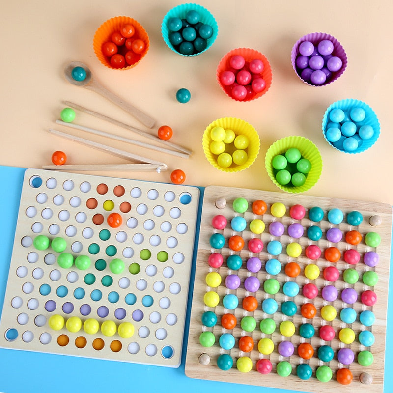 DIY Wooden Bead Board Game