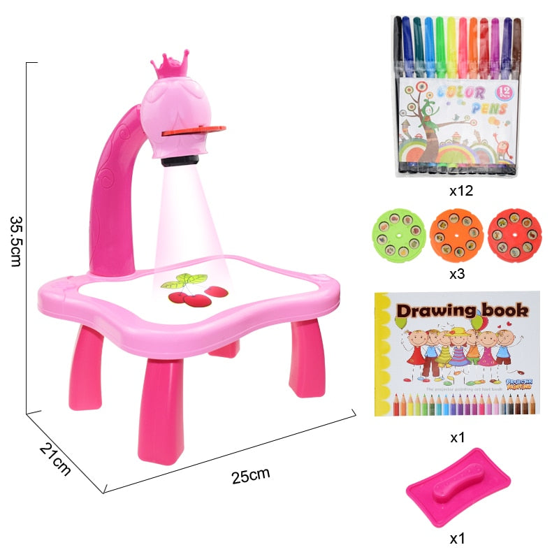 Kids LED Drawing Projector