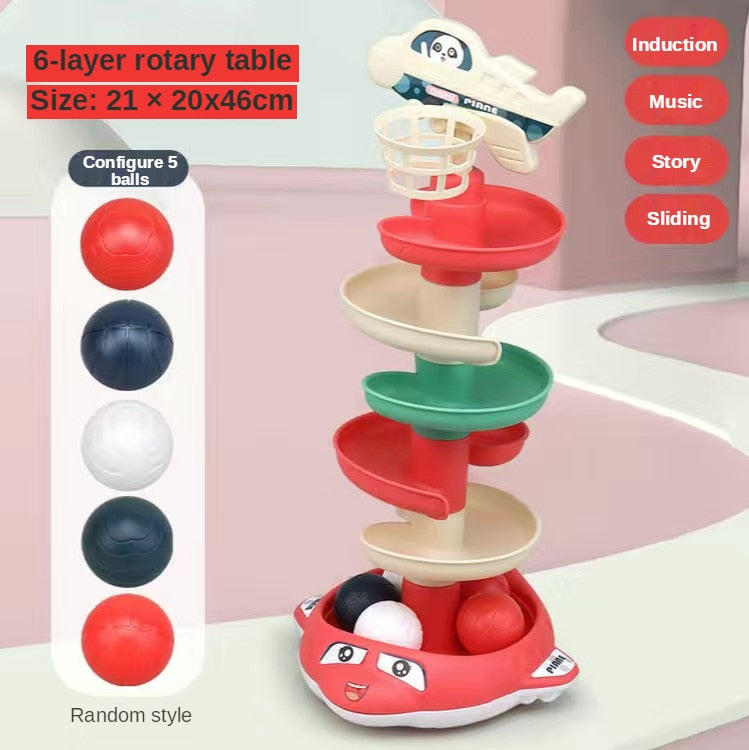 Montessori Rolling Balls Tower