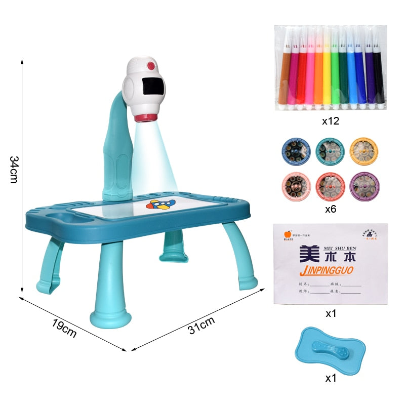 Kids LED Drawing Projector