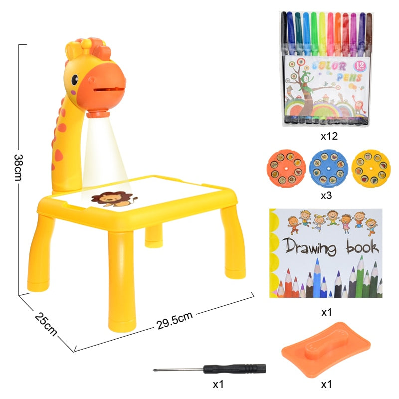 Kids LED Drawing Projector