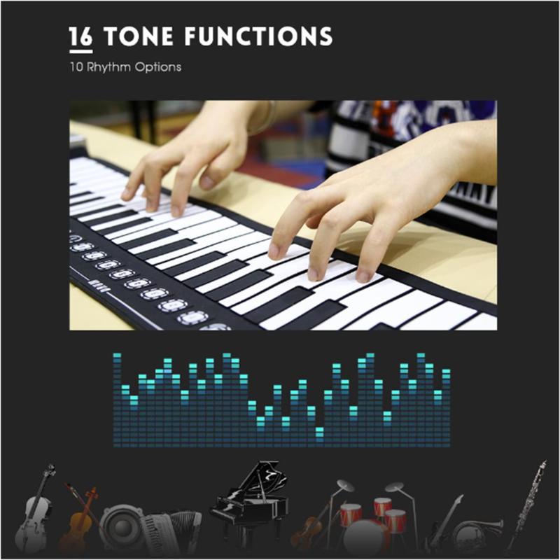 USB Portable Roll Up Piano