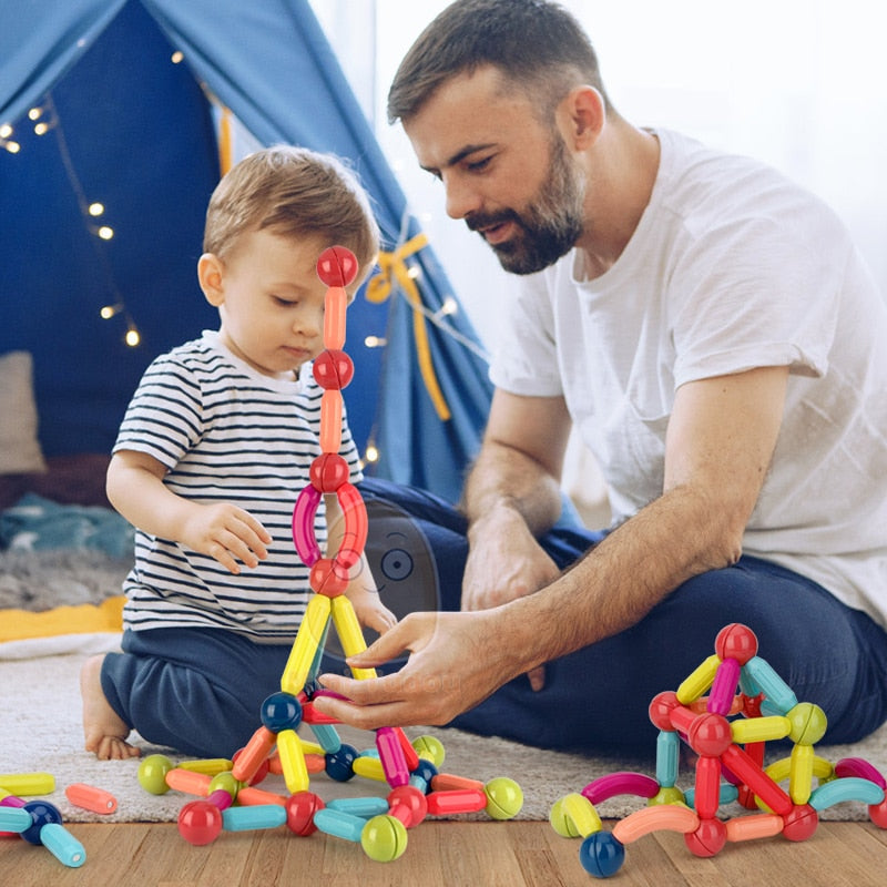 Magnetic Building Rods Set