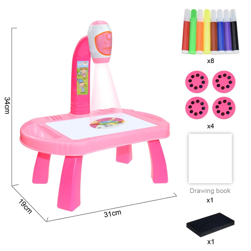 Kids LED Drawing Projector