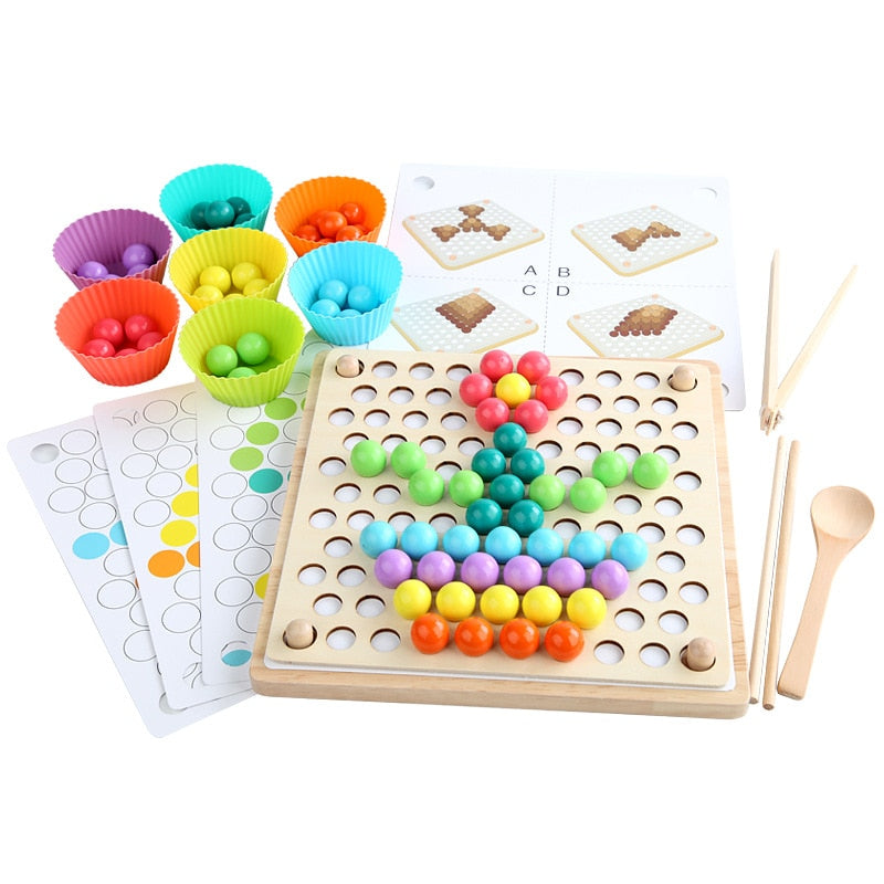 DIY Wooden Bead Board Game