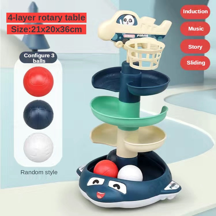 Montessori Rolling Balls Tower