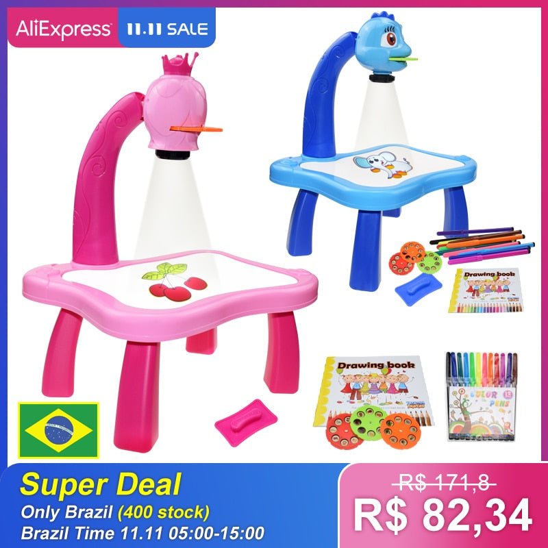 Kids LED Drawing Projector