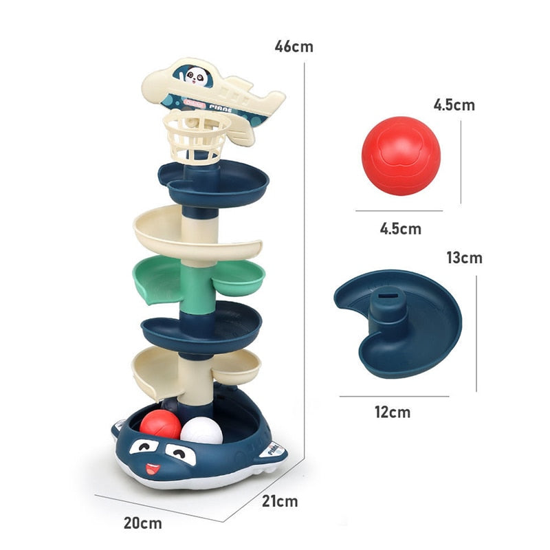 Montessori Rolling Balls Tower