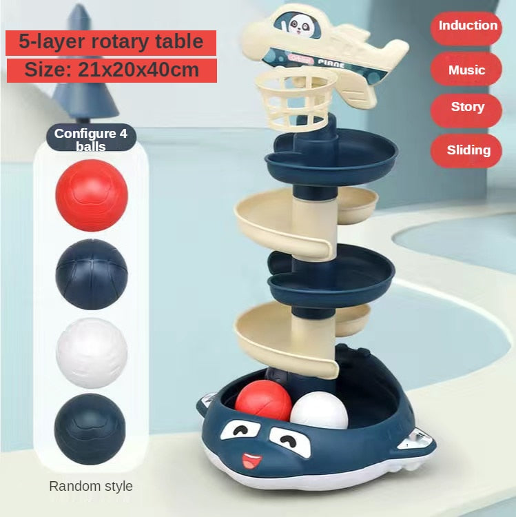 Montessori Rolling Balls Tower